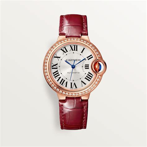 cartier ballon bleu replica with diamonds|cartier rose gold diamond watch.